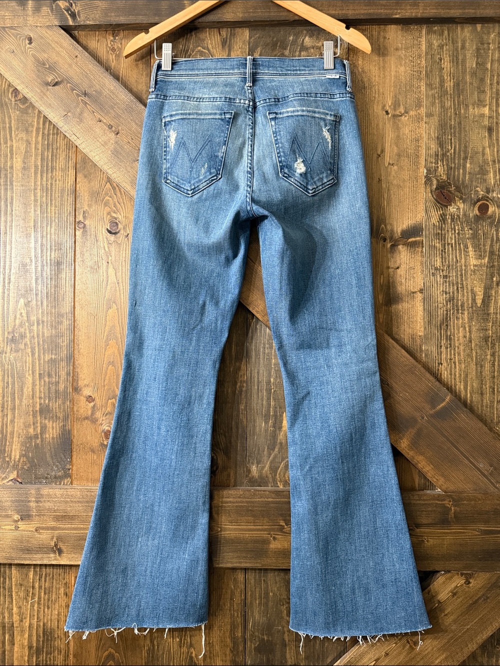 MOTHER The Weekender Graffiti Girl Flare Jeans - Picture 6 of 16
